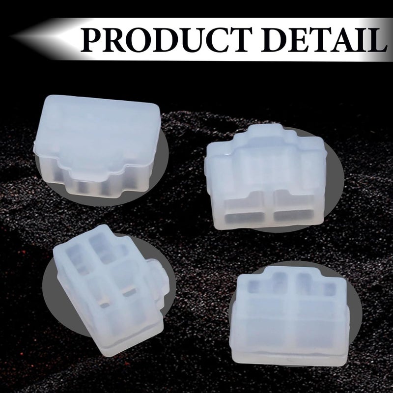 Moicstiy 25Pcs Ethernet Dust Cover, RJ45 Anti-Dust Silicone Plugs Protector Stopper Cap - Securely Block and Shield Female Ports for Switches, Routers, and Media Converters(Clear) - Image 4